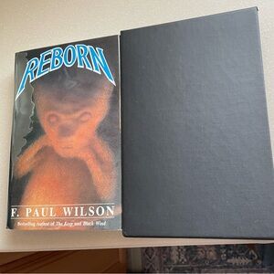 Book reborn Paul Wilson slipcase collectors edition signed by two people knew